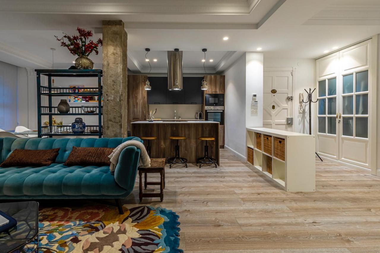 110 M2 Central Apartment In Abando Close To Guggenheim With Parking بلباو المظهر الخارجي الصورة